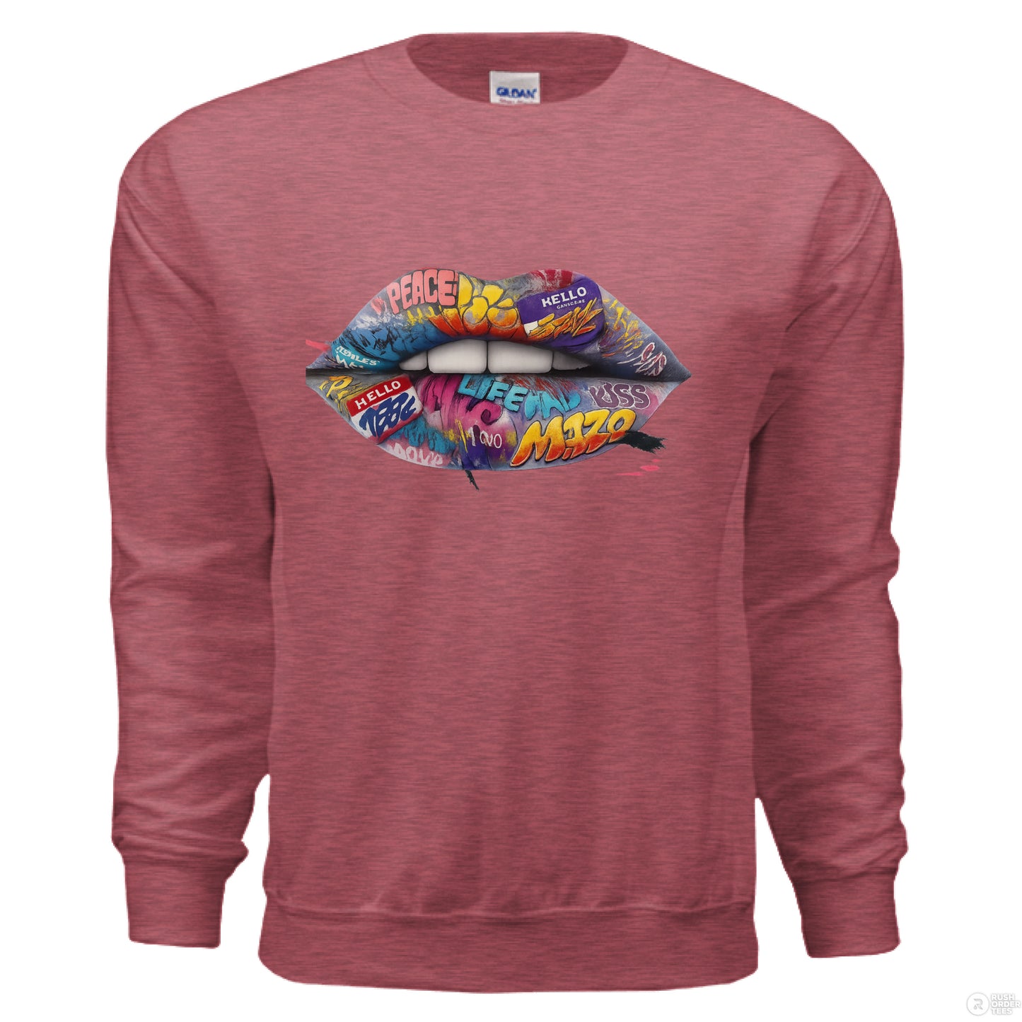 Heather Sport Scarlet Red - FRONT