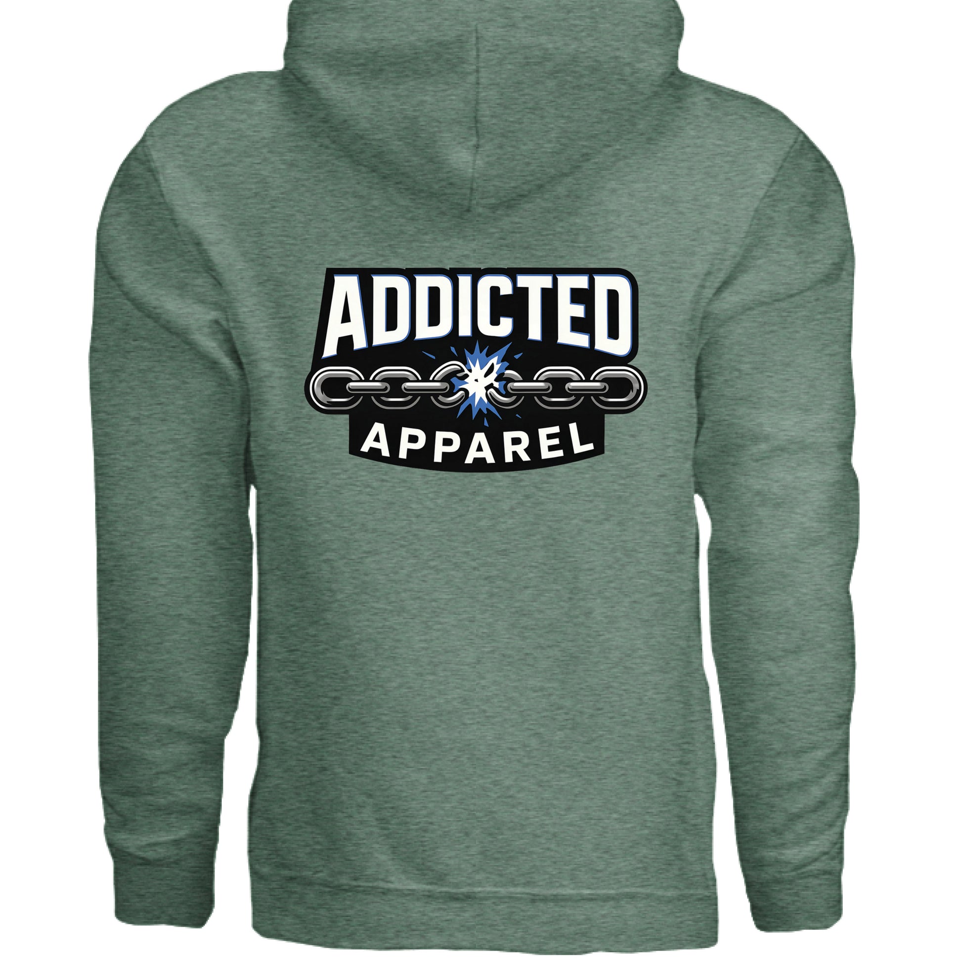 Heather Sport Dark Green - BACK