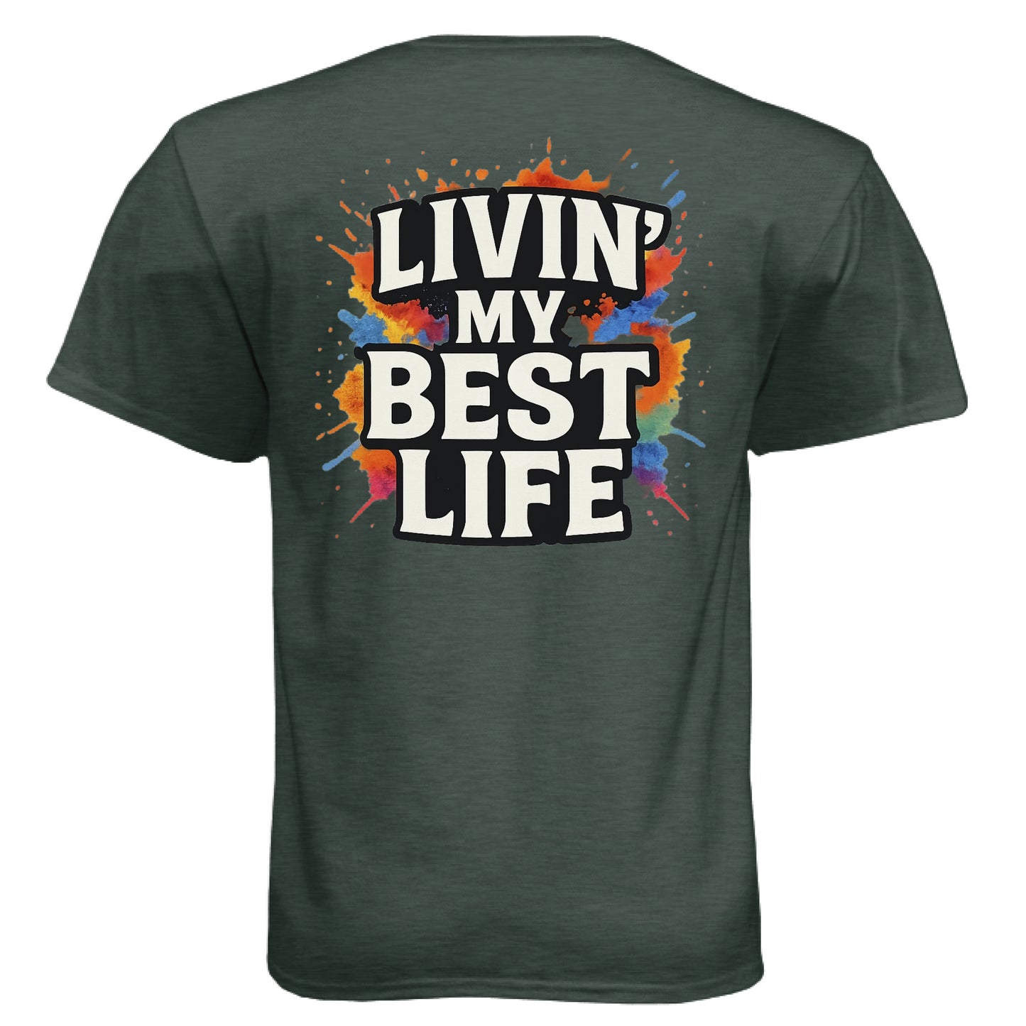 Heather Forest Green - BACK