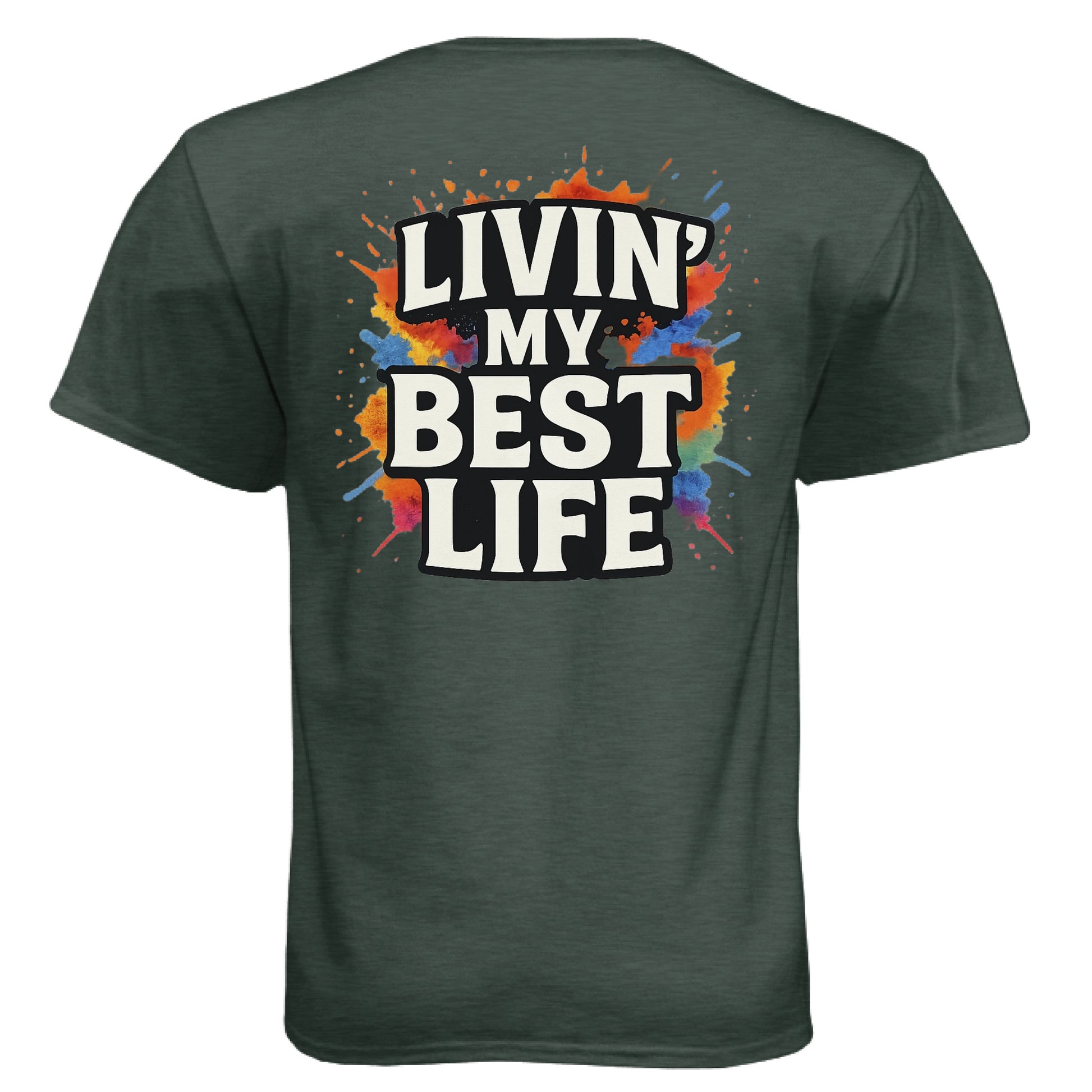 Heather Forest Green - BACK