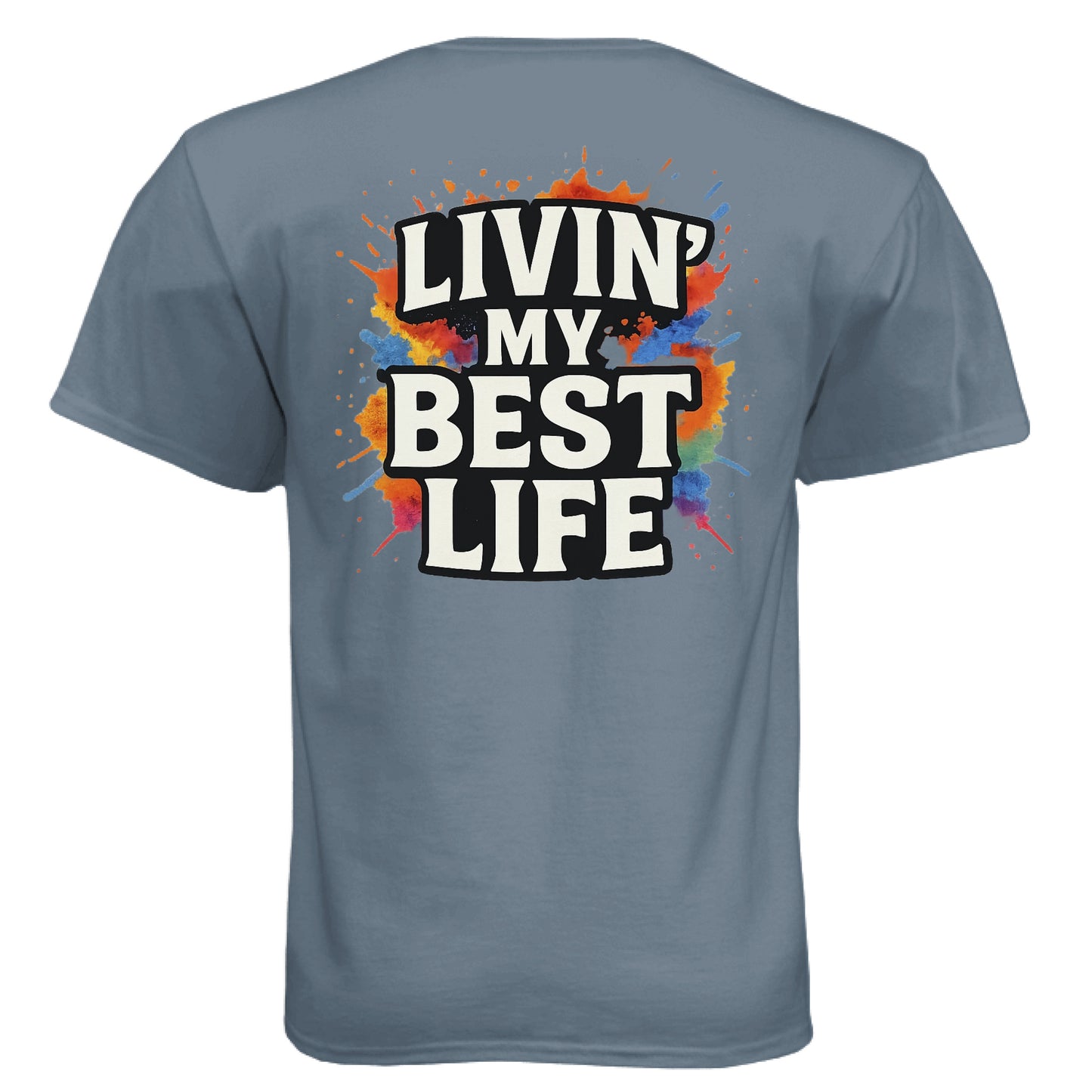 Heather Slate Blue - BACK